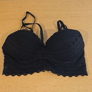 Black Lace Push-up Bralette